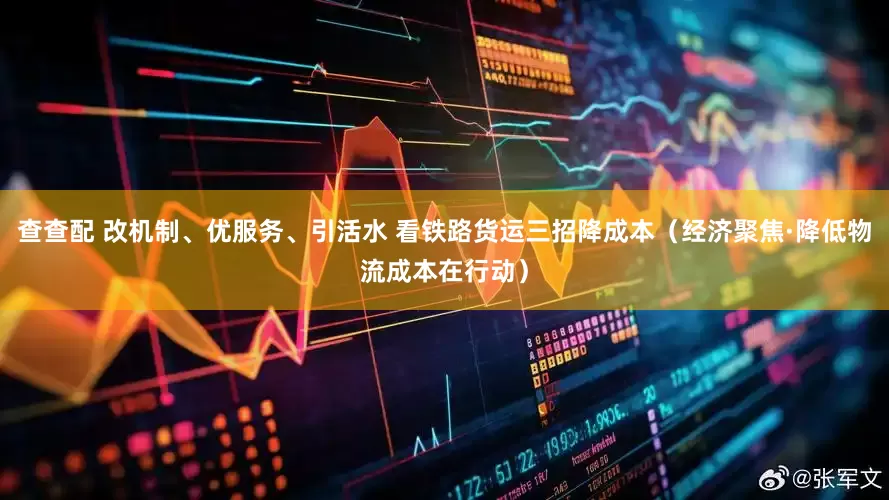 查查配 改机制、优服务、引活水 看铁路货运三招降成本（经济聚焦·降低物流成本在行动）